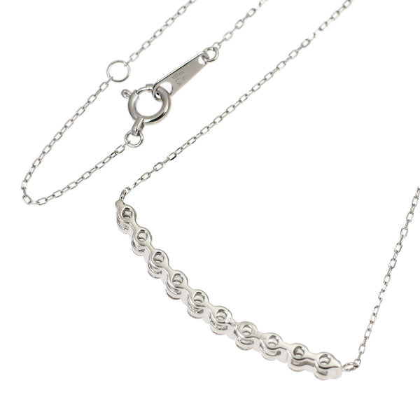 K18WG ダイヤモンド ペンダントネックレス 0.50ct