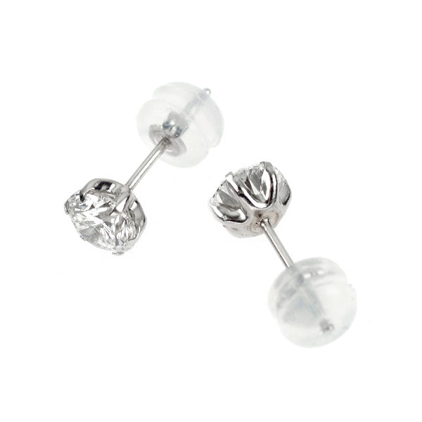 新品 Pt900 ダイヤモンド ピアス 1.112ct G/H I1 VG/G