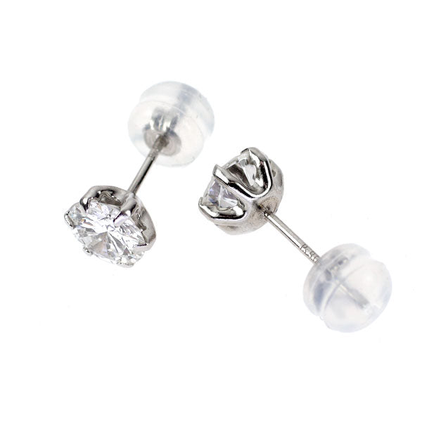 新品 Pt900 ダイヤモンド ピアス 1.184ct F/G I1 VG/G