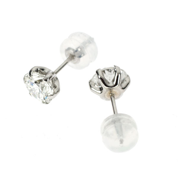 新品 Pt900 ダイヤモンド ピアス 1.342ct H I1 Fair