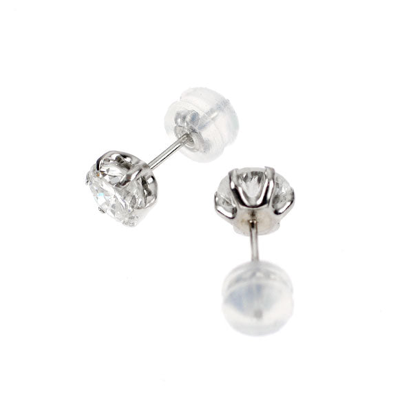 新品 Pt900 ダイヤモンド ピアス 1.444ct F/G I1 Fair