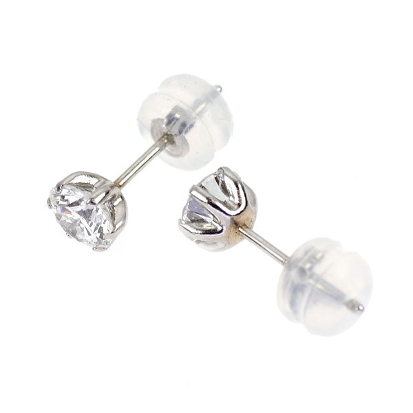新品 Pt900 ダイヤモンド ピアス 0.826ct F/G I1 VG