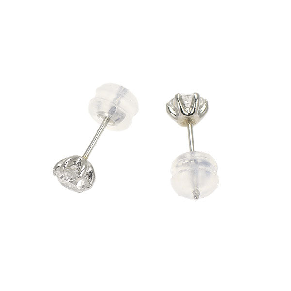 新品 Pt900 ダイヤモンド ピアス 0.669ct G/H I1 Fair/Poor