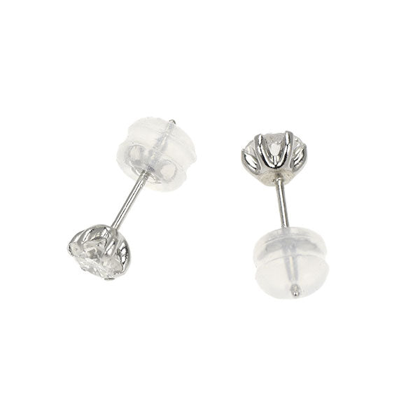 新品 Pt900 ダイヤモンド ピアス 0.655ct H/I I2 G/Poor