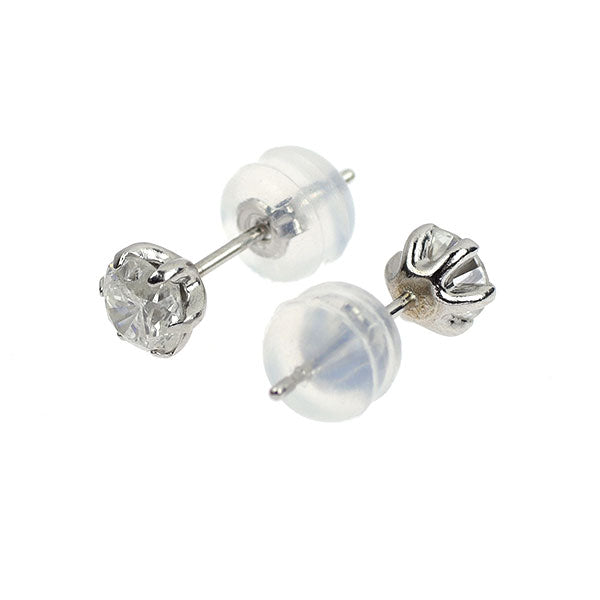 新品 Pt900 ダイヤモンド ピアス 0.695ct H/I I2 Fair