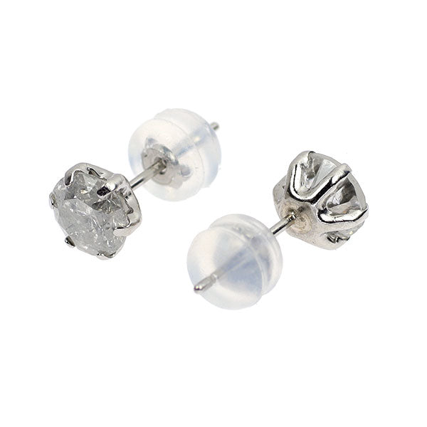 新品 Pt900 ダイヤモンド ピアス 1.396ct J I2-3 Fair