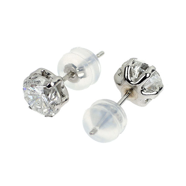 新品 Pt900 ダイヤモンド ピアス 2.036ct H/I I2 G/Fair