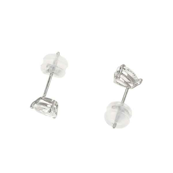 新品 Pt900 ペアシェイプ ダイヤモンド ピアス 0.720ct G/H SI1