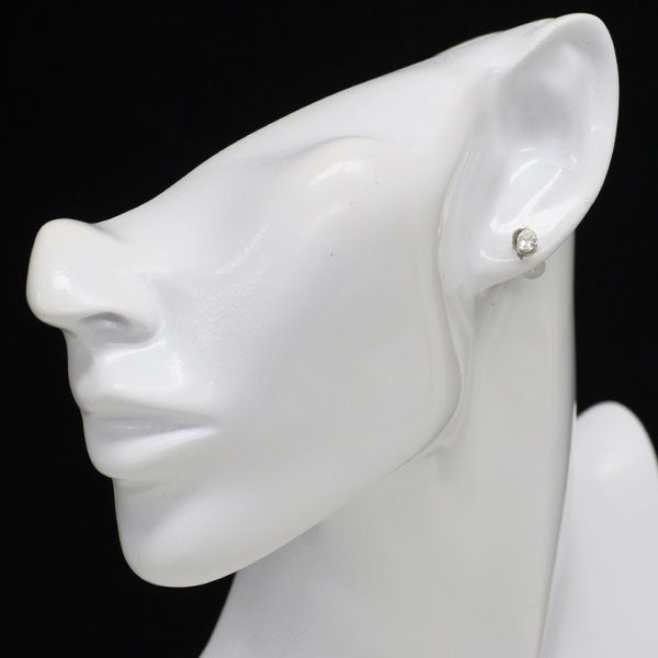 新品 Pt900 ペアシェイプ ダイヤモンド ピアス 0.720ct G/H SI1