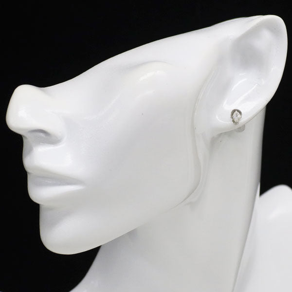 新品 Pt900 マーキスカット ダイヤモンド ピアス 0.478ct E/G SI1-2