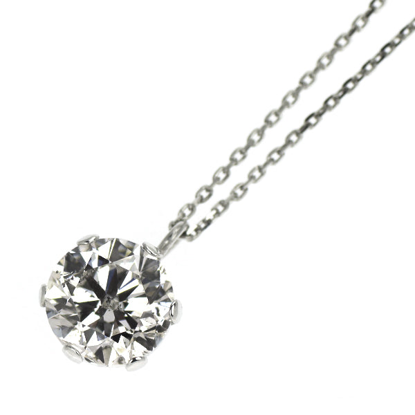 新品 Pt900/ Pt850 ダイヤモンド ペンダントネックレス 1.012ct G SI2 Poor
