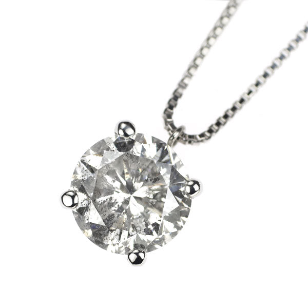 新品 Pt950/ Pt850 ダイヤモンド ペンダントネックレス 3.230ct H I2 G