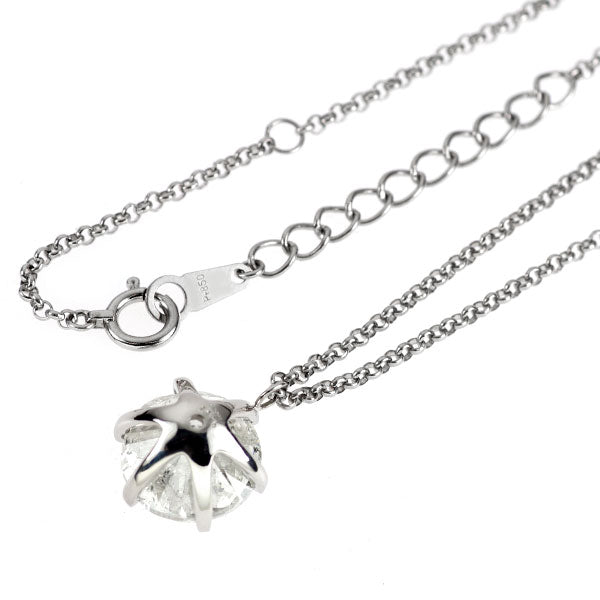 Pt950/ Pt850 LDH ダイヤモンド ペンダントネックレス 5.039ct I I2 Fair