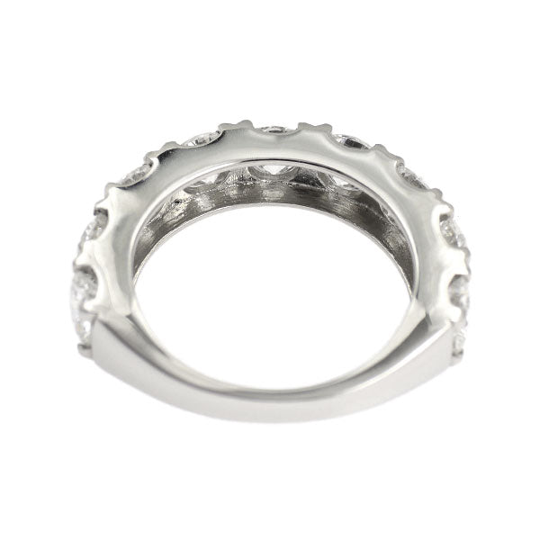 新品 Pt950 ダイヤモンド リング 3.018ct D-F VS1-2 VG ハーフエタニティ