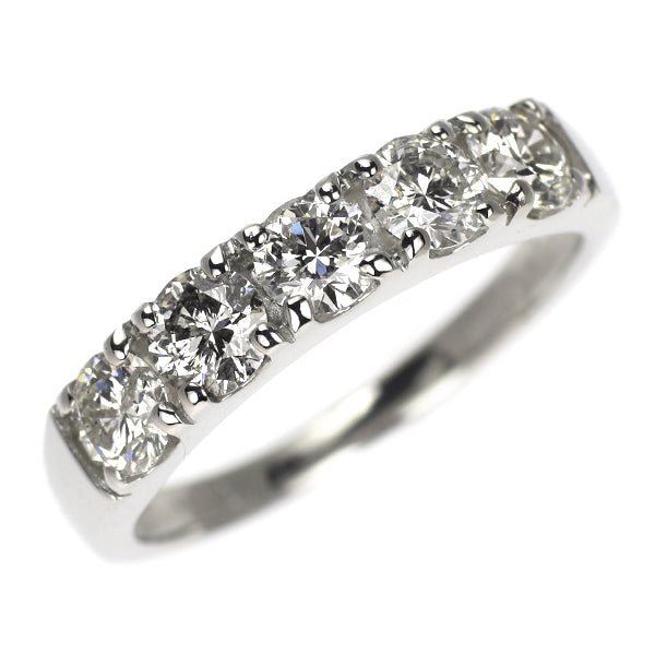 新品 Pt950 ダイヤモンド リング 1.111ct E-G I1 3EXH-EX 一文字