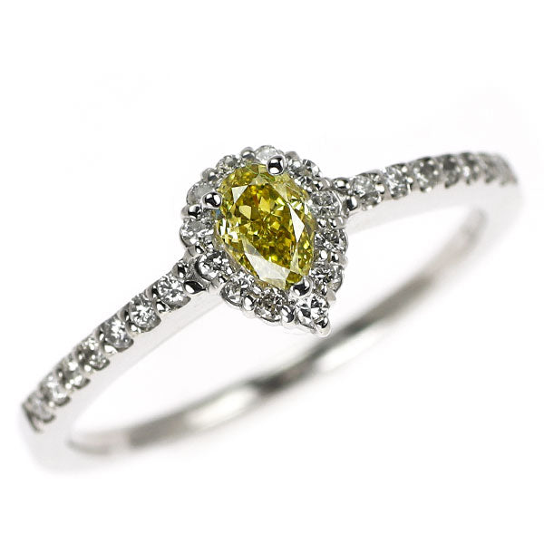 新品 希少 Pt950 カメレオン ダイヤモンド リング 0.250ct FDBGY VS2 D0.18ct