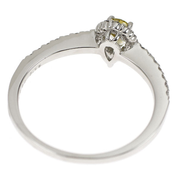 新品 希少 Pt950 カメレオン ダイヤモンド リング 0.250ct FDBGY VS2 D0.18ct