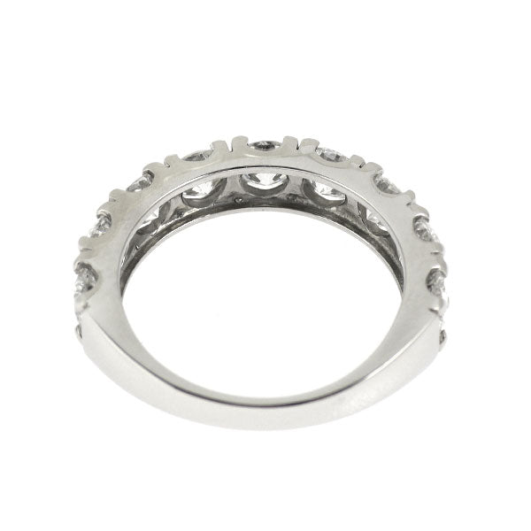 新品 Pt950 ダイヤモンド リング 2.123ct D-H I1 VG ハーフエタニティ