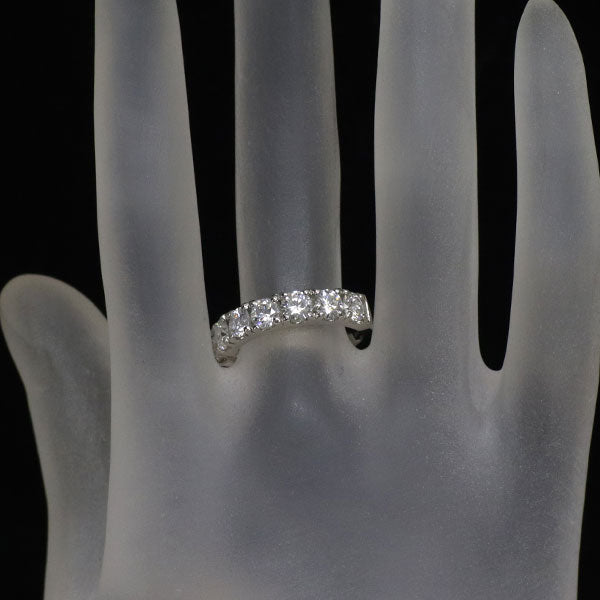 新品 Pt950 ダイヤモンド リング 2.123ct D-H I1 VG ハーフエタニティ