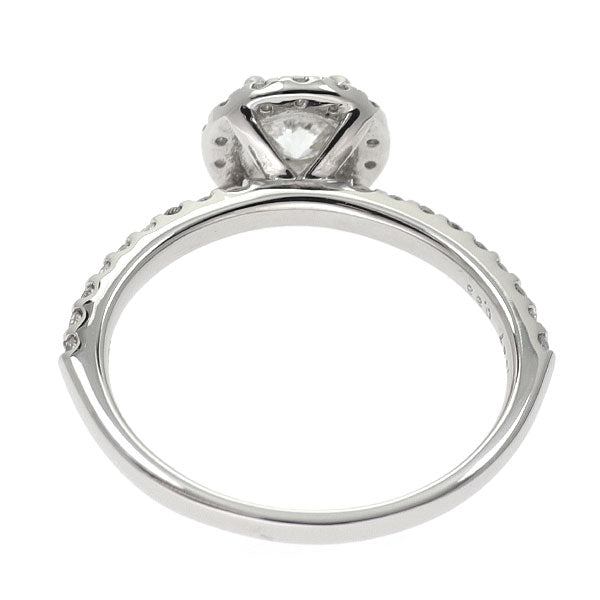 新品 Pt950 ダイヤモンド リング 0.527ct G VS2 EX D0.33ct
