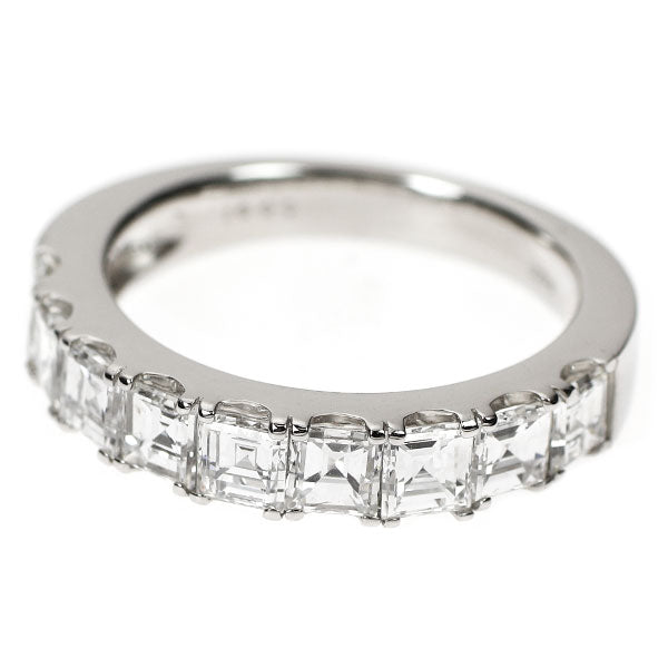新品 Pt950 カレカット ダイヤモンド リング 2.001ct D-G VS1-2 ハーフエタニティ