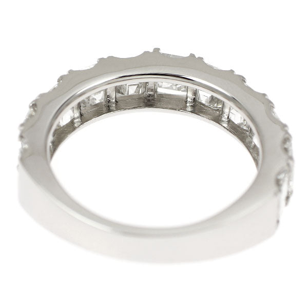 新品 Pt950 カレカット ダイヤモンド リング 3.001ct E-H VS1-2 ハーフエタニティ