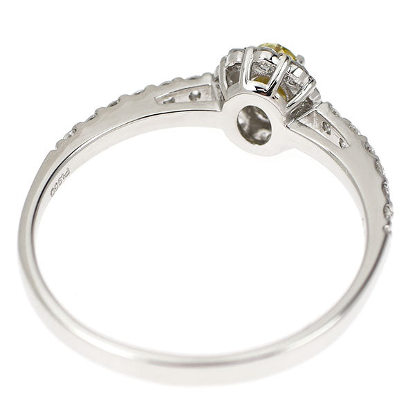 新品 希少 Pt950 カメレオン ダイヤモンド リング 0.244ct FDBGY VS2 D0.30ct