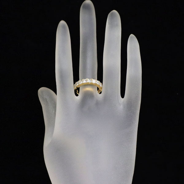 新品 K18YG プリンセスカット ダイヤモンド リング 2.002ct E-H VVS2-VS2 ハーフエタニティ