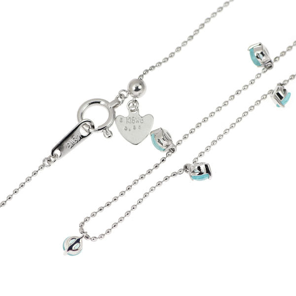 K18WG アパタイト ネックレス 0.56ct ステーション