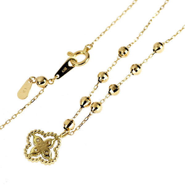 K18YG ダイヤモンド ペンダントネックレス 0.25ct