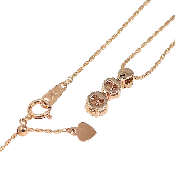K18PG ダイヤモンド ペンダントネックレス 0.41ct