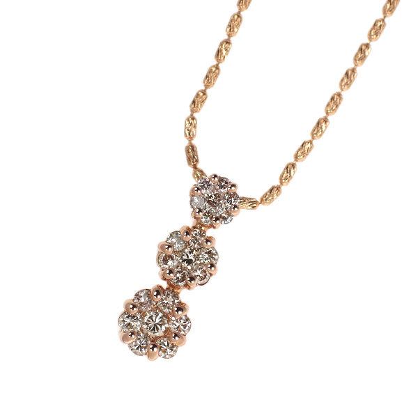 K18PG ダイヤモンド ペンダントネックレス 0.41ct
