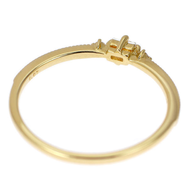 K18YG ダイヤモンド リング 0.07ct