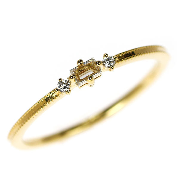 K18YG ダイヤモンド リング 0.07ct