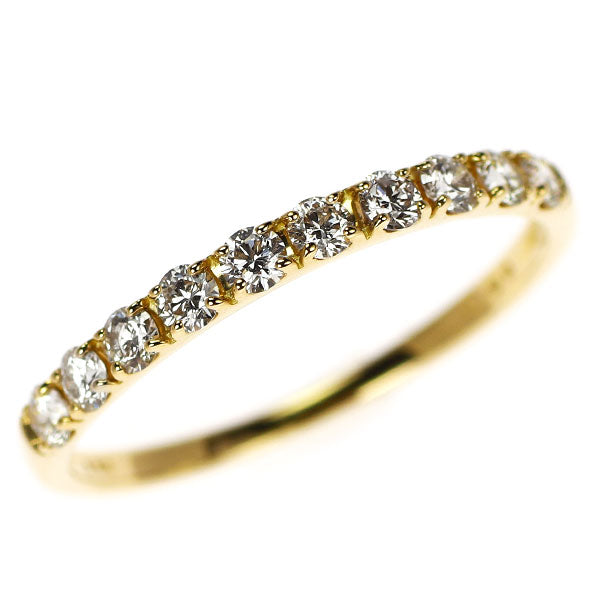 K18YG ダイヤモンド リング 0.30ct ハーフエタニティ