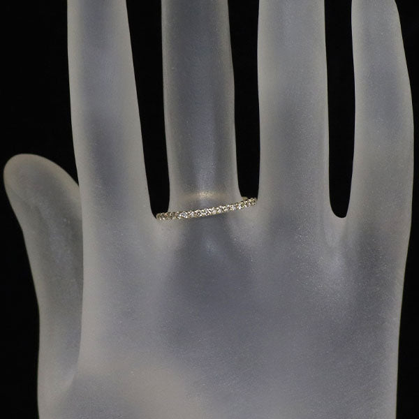 K10YG ダイヤモンド リング 0.15ct ハーフエタニティ