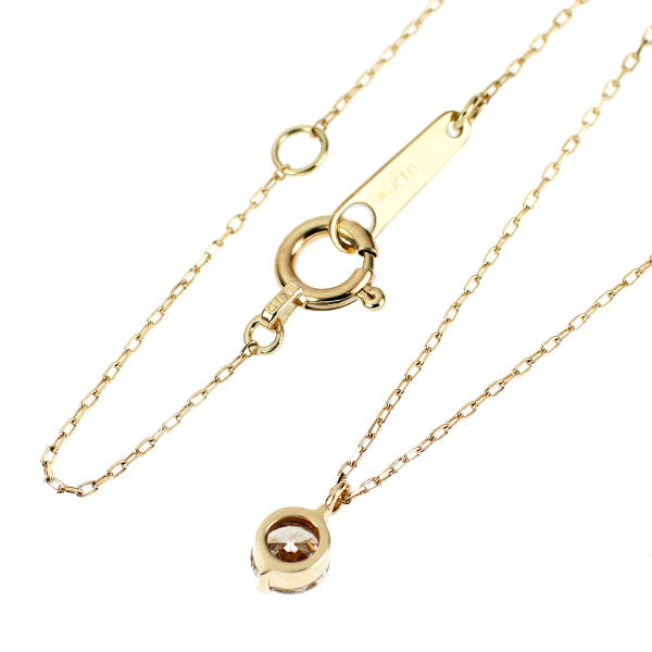 K10YG ダイヤモンド ペンダントネックレス 0.16ct