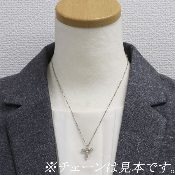 Pt900 ダイヤモンド ペンダントトップ 1.00ct クロス