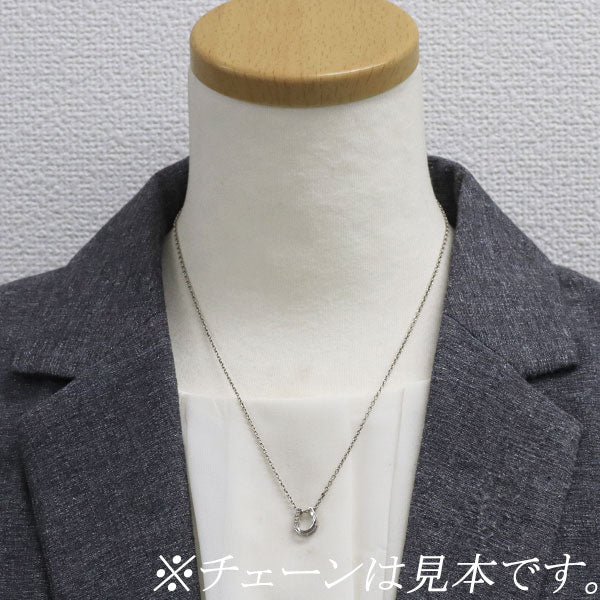 Pt900 ダイヤモンド ペンダントトップ 馬蹄
