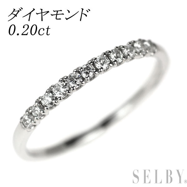 Pt900 ダイヤモンド リング 0.20ct