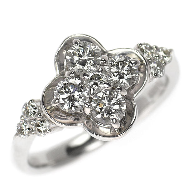Pt900 ダイヤモンド リング 0.80ct クローバー