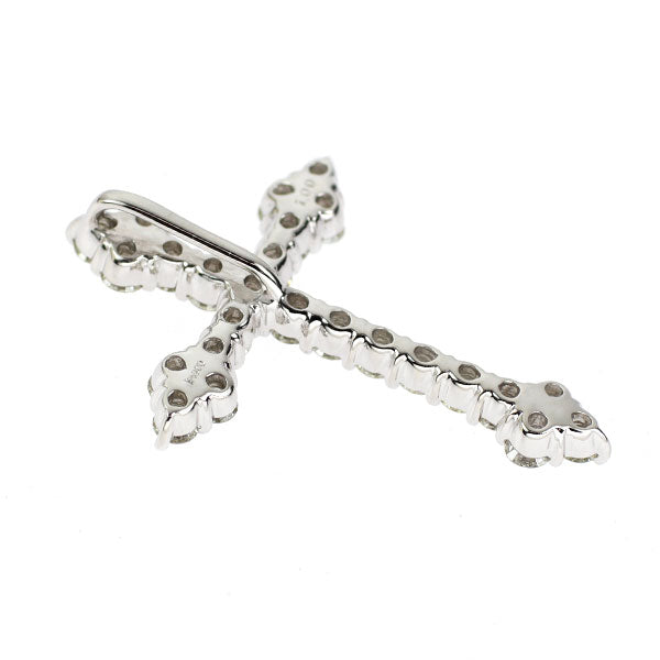 Pt900 ダイヤモンド ペンダントトップ 1.00ct クロス