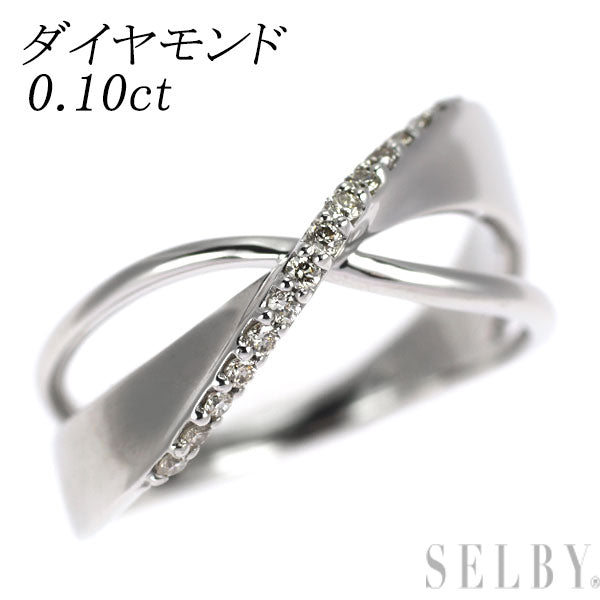 Pt900 ダイヤモンド リング 0.10ct