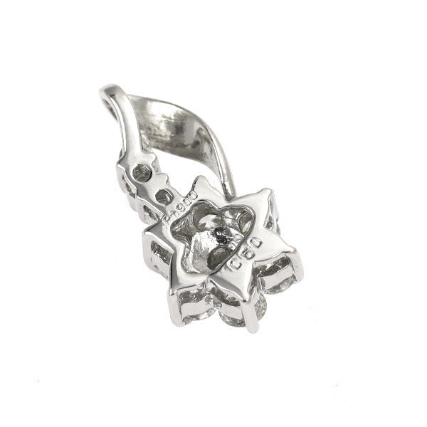 Pt900 ダイヤモンド ペンダントトップ 0.50ct フラワー