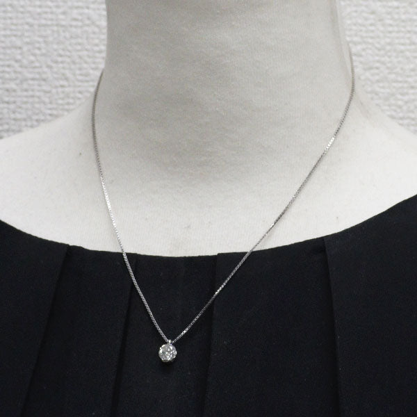Pt900/ Pt850 ダイヤモンド ペンダントネックレス 1.047ct