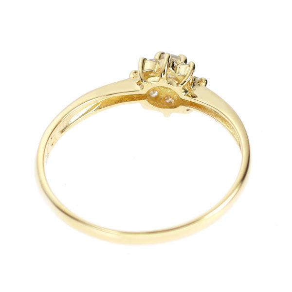 K18YG ダイヤモンド リング 0.16ct