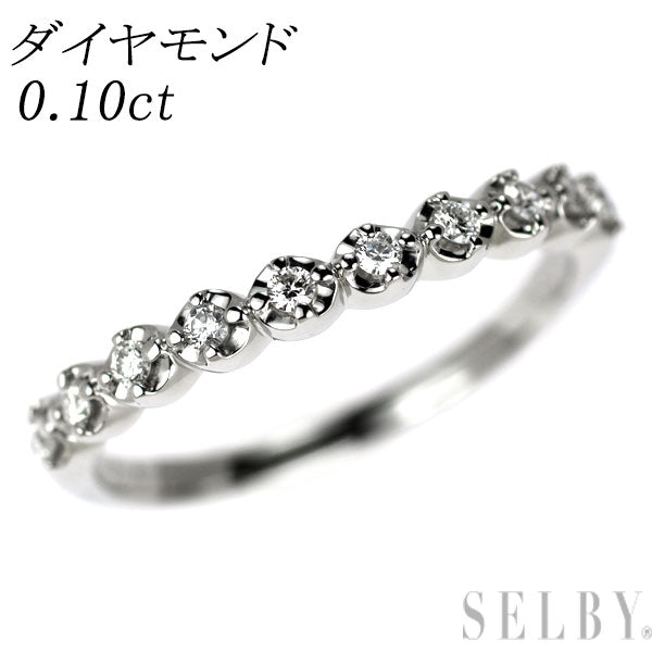 Pt900 ダイヤモンド リング 0.10ct