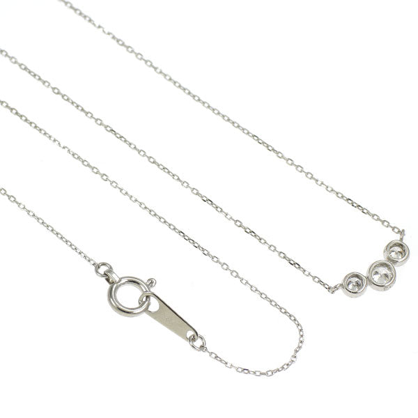 Pt900/ Pt850 ダイヤモンド ペンダントネックレス 0.13ct
