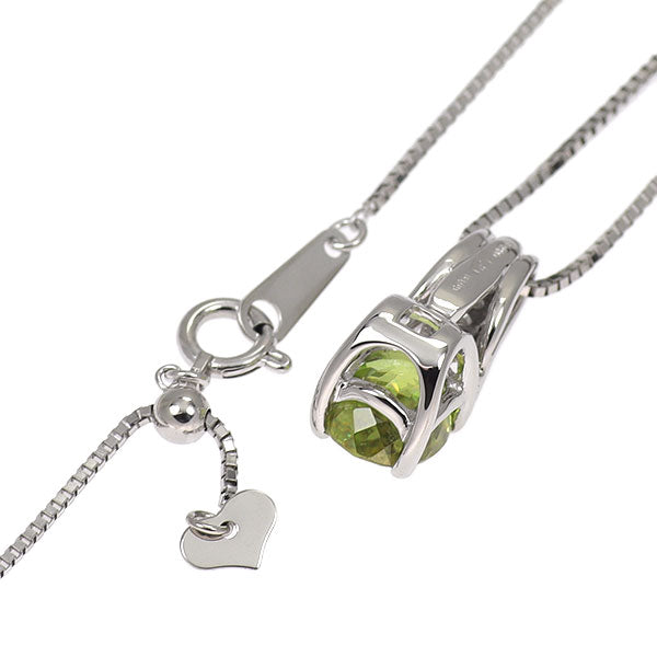 Pt900/ Pt850 スフェーン ダイヤモンド ペンダントネックレス 1.91ct D0.09ct