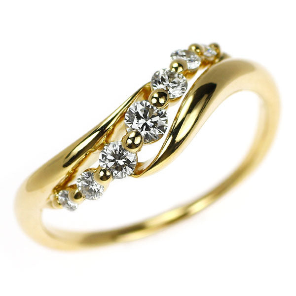 K18YG ダイヤモンド リング 0.40ct